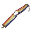 Gay Pride Heart Charm Multilayer Rainbow Rope Bracelet Bangle Lesbian Jewelry