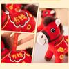 Year of The Horse Mascot Horse Plush Pendant Stuffed Animal Plush Pony Keychain  Bag Charm