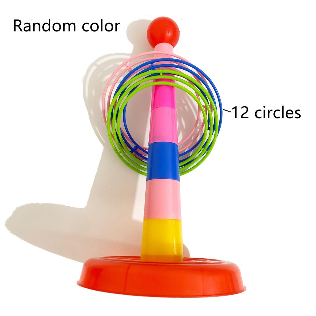 Fun Learning Tower - Interactive Parent Child Puzzle Games, Indoor/Outdoor Ring Throwing Games, Children'S Cognitive Development