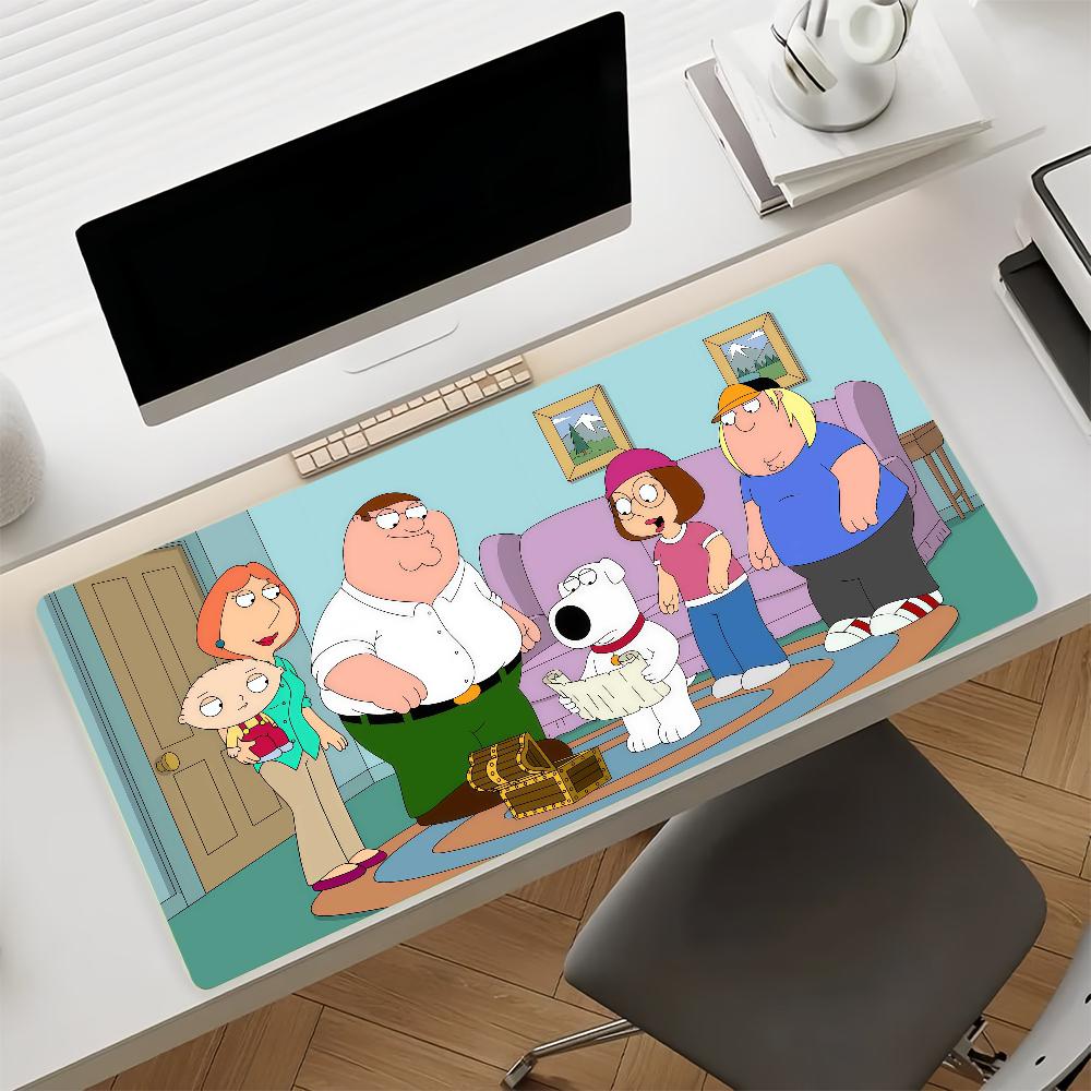 Cartoon FFamily Guy Mouse Pad Nonslip Rubber Computer Mat Gamer Balance Decoracion Deskmat Laptop Office Large
