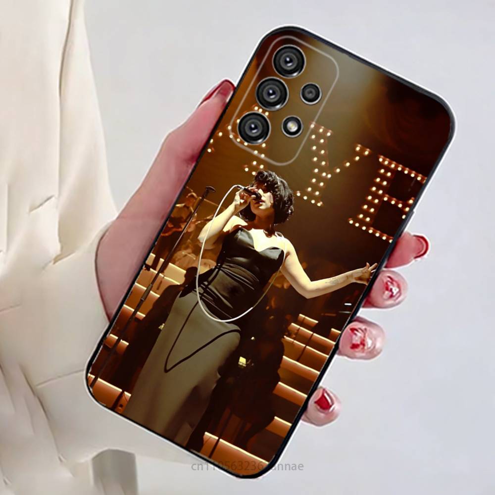 Singer RAYE Phone Case For Samsung Galaxy A13,21s,22,31,32,52,53,71,80,A91 Soft Black Shell