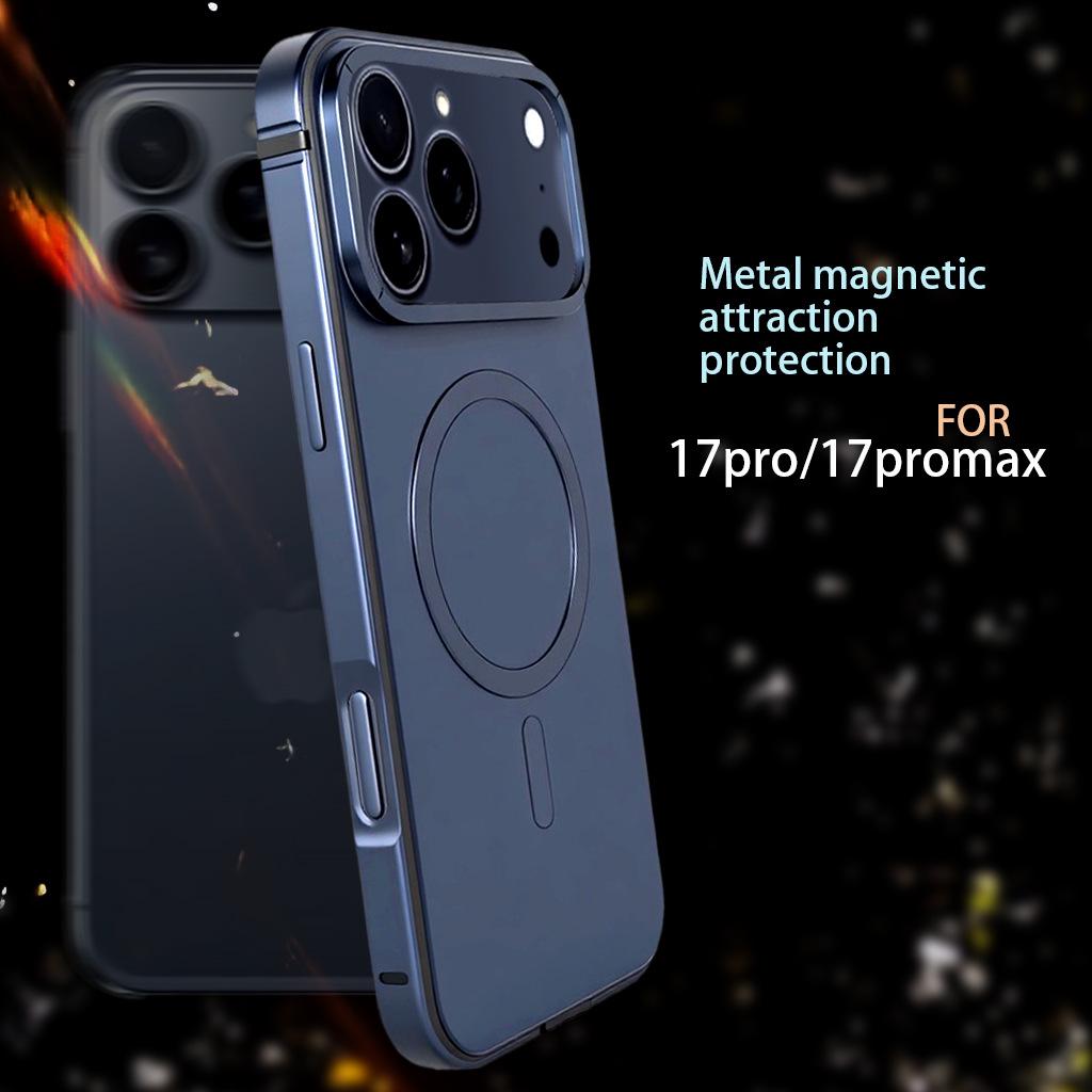 Original Magnetic Protective Case for iPhone 17 Pro Max with Metal Frame