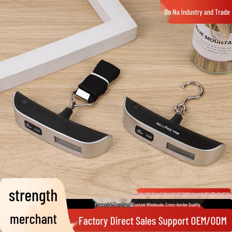 Portable Mini Handheld Electronic Luggage Scale - Household Kilogram Weighing Device Fist