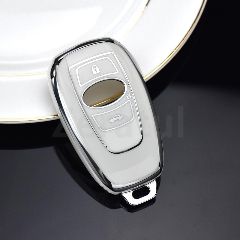 

For Subaru Brz Xv Forester Legacy Outback 3/4 Buttons Soft Tpu Car Remote Key Case Cover Shell Holder Protector Accessories