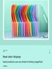 A4 Large Capacity Accordion Document Bag with Slanted Mouth for Student Paper Storage and Organization