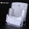 A4 Acrylic Three-Layer Brochure and Leaflet Display Stand