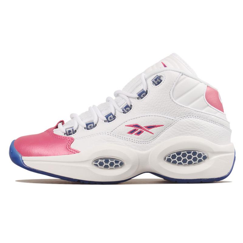 

Reebok Eric Emanuel X Question Mid Pink Toe Sneakers FX7441 42