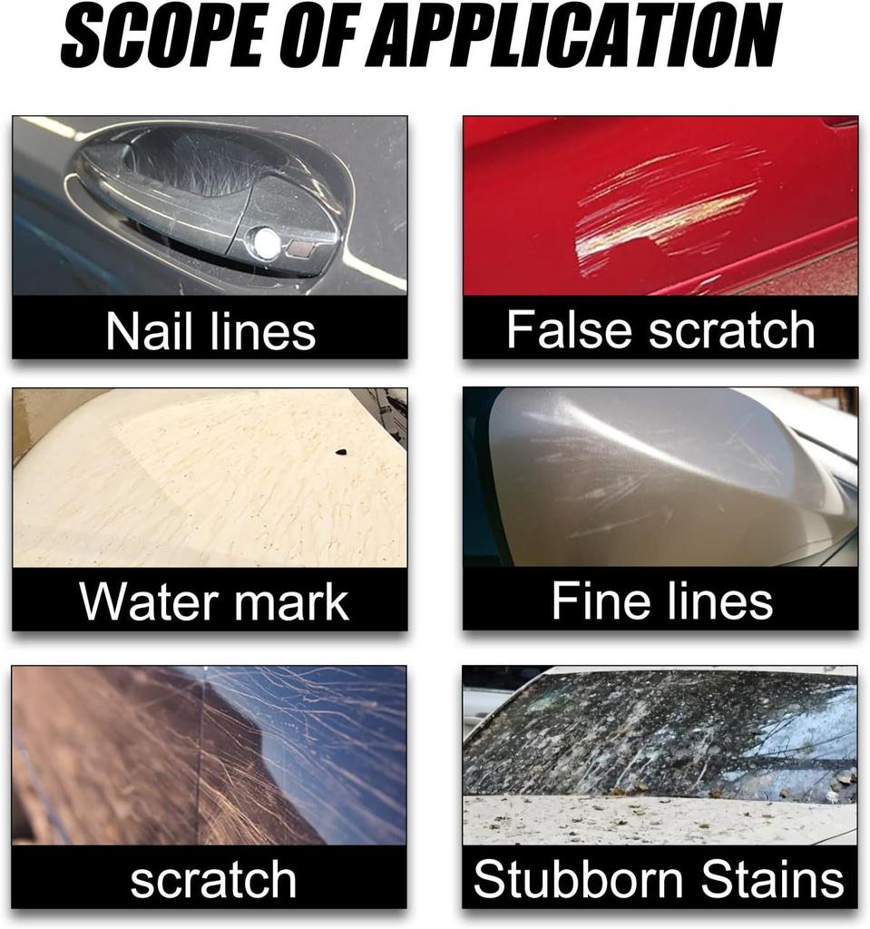 Car Scratch Cleaner Cloth Scratch Repair Cloth Nano Flash Cloth Car Paint Deep Scratch Repair Nano Glitter Fabric Car Polish