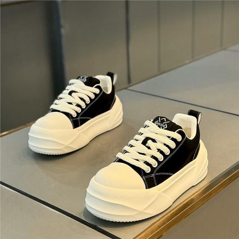 

Autumn new platform muffin shoes super fire casual shoes ms 38 чёрный