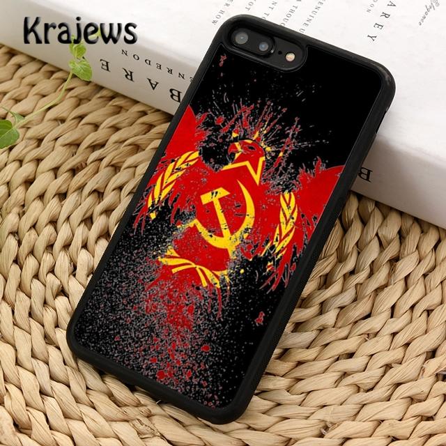 Krajews CCCP Soviet Union Russia Soft Phone Case Cover For iPhone 17 Air 16 15 14 plus 11 12 13 pro max coque Fundas