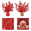 2025 Chinese New Year Artificial Plant Vase Tabletop Decoration Handmade