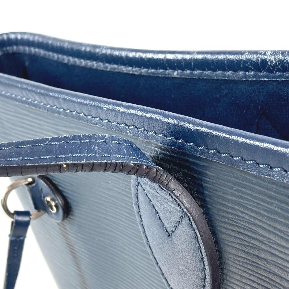 Louis Vuitton M40885 Epi Neverfull MM Tote Bag Shoulder Bag Indigo Blue Navy