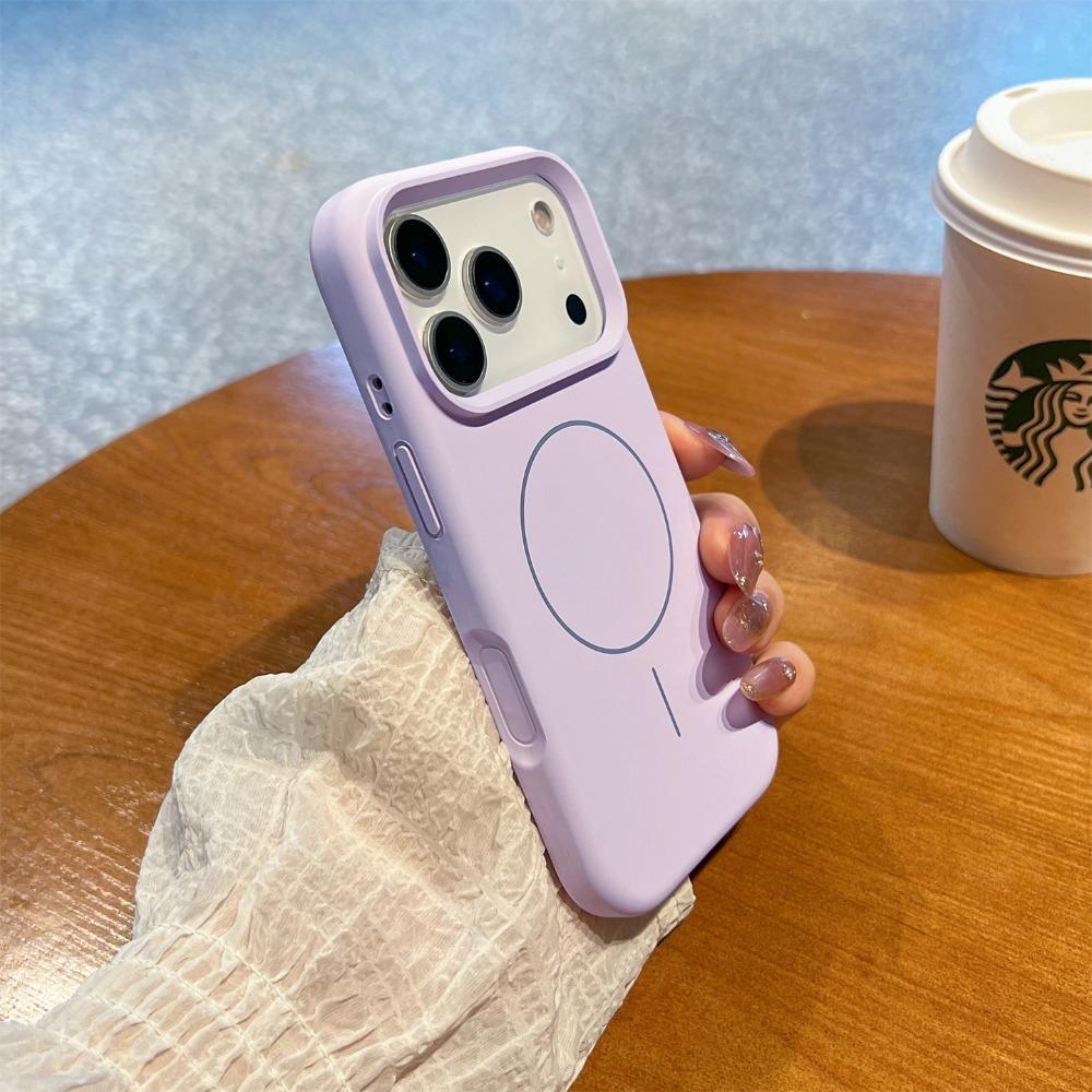 Husă originală din silicon lichid rezistentă la șocuri Pentru iPhone 17 Air 17 16 15 14 13 Pro Max 17Pro Pentru Încărcare Wireless Magsafe Husa Moale