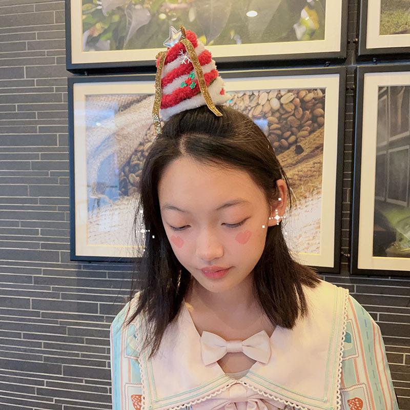 2025 Festive Bow and Hat Hair Accessories for Women and Girls: Christmas Headband & Hair Clip