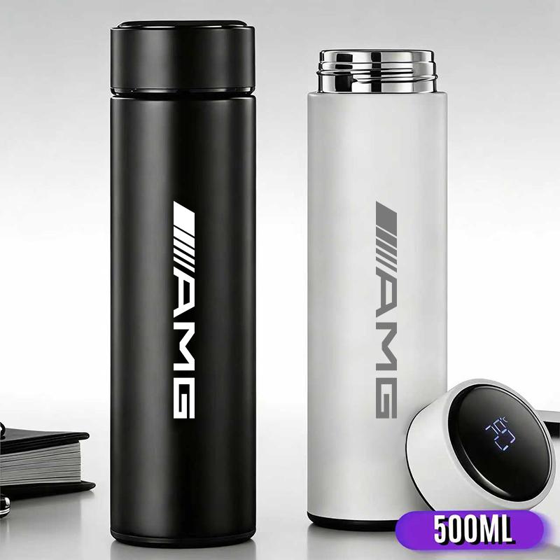 JVC5 500ML CAR INSULATED CUP WATER CUP COFFEE TEA THERMOS KEYCHAIN for Mercedes Benz AMG Smart Fortwo 451 450 453 EQ Forfour Coupe Ca