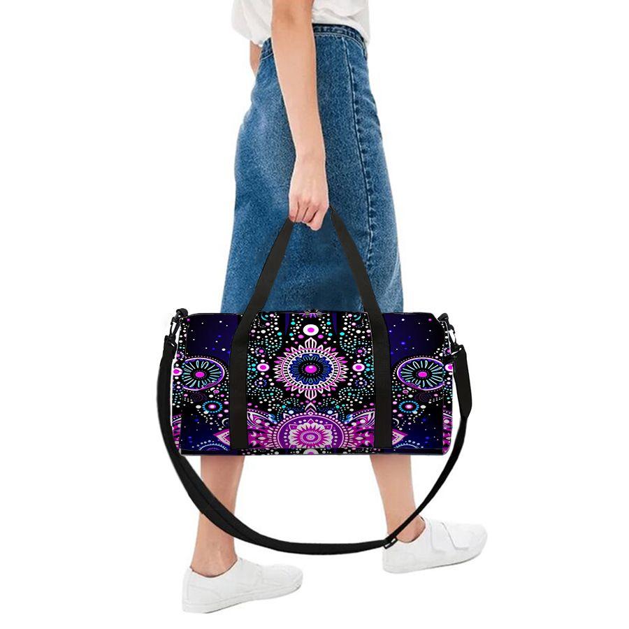 Palmendruck Große Kapazität Gepäcktasche für Jungen/Mädchen Bestes Geschenk 2D Cartoon Reise-Duffelbags Outdoor Fitness Tasche für Kinder