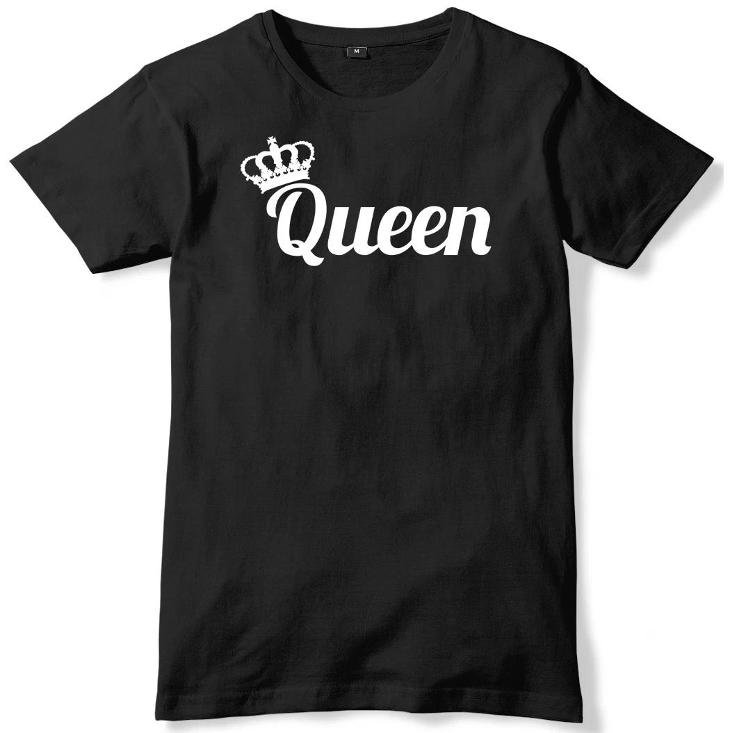 Queen And Crown Mens Funny Unisex T-Shirt 4XL