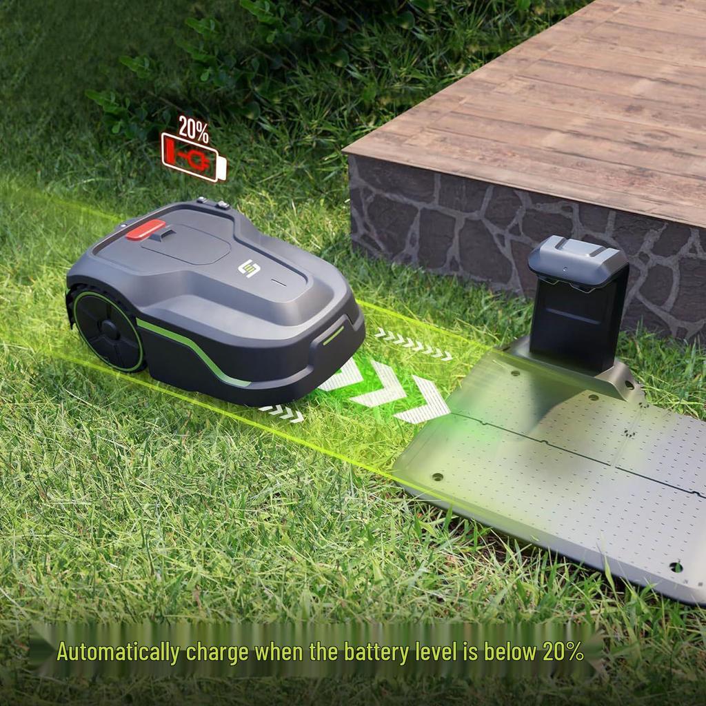 Smart Ultrasonic Lawn Mower: High-Efficiency Automatic Weeder for Outdoor Use