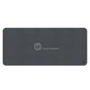 Gaming Mouse Pad, Extra Large Leather Desk Mat, Thickened Keyboard Pad, Leather Texture, Dark Gray