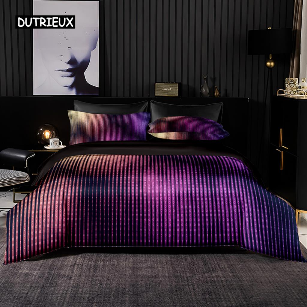 

Advanced Texture Fashion Style Duvet Cover Queen/king Size Quilt Cover With Pillowcase Super King Size Bedding Bedroom Decorate EU single(135x200cm)