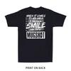 When It Comes To My Child I Will Smile In My Mugshot Men's T-Shirt (On Back) Unisex T-Shirt