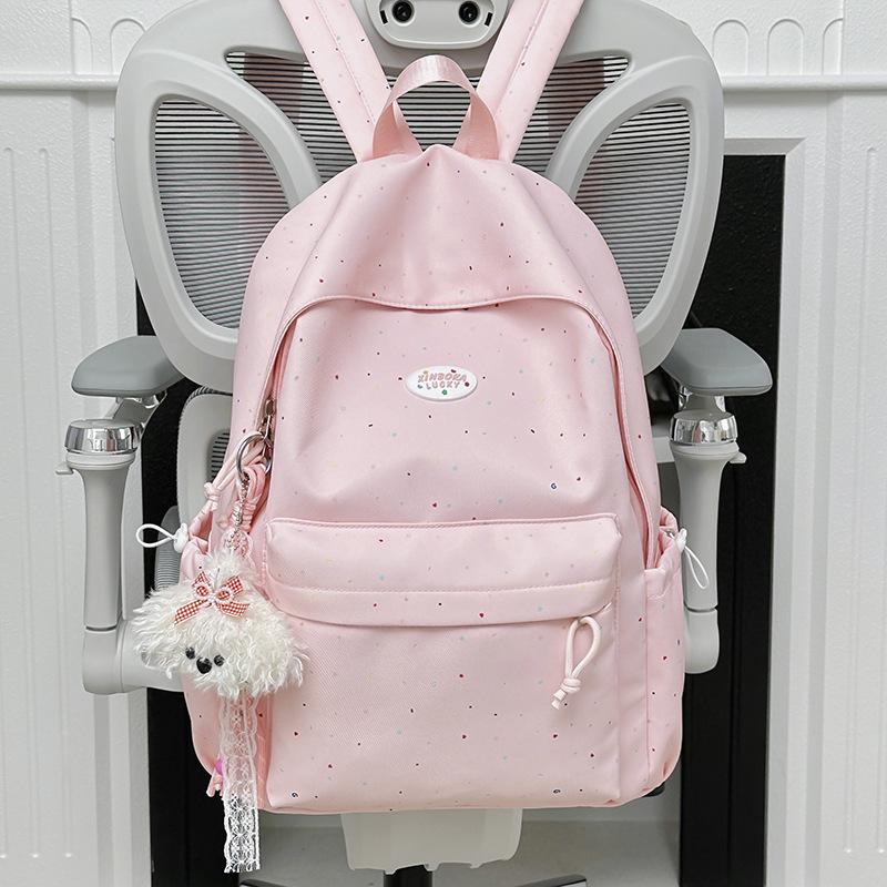 Zaino coreano nuovo piccolo fresco pois zaino femminile studenti delle scuole medie ins versatile grande capacità zaino stile campus