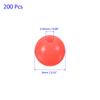 M METERXITY 200pcs Glow Fishing Beads - Plastic Luminous Round