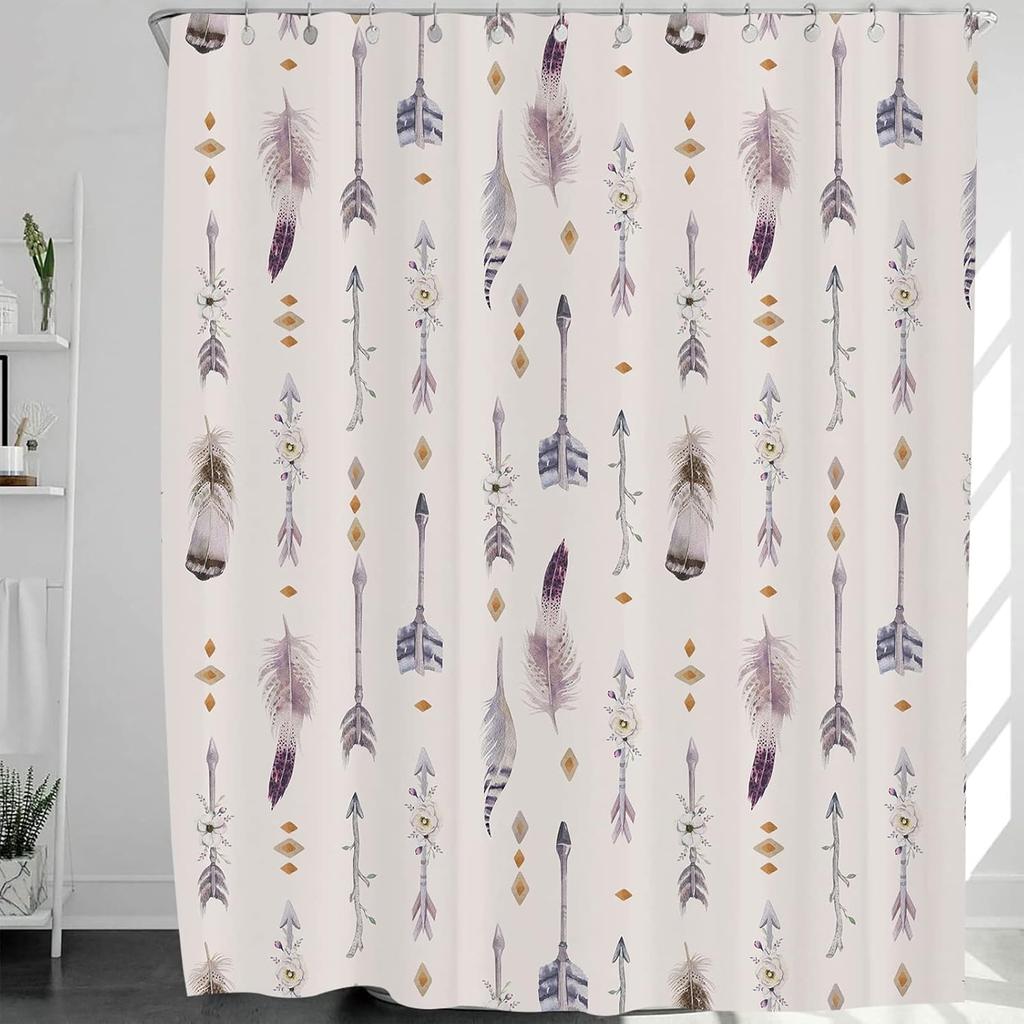 Hunting Flying Wild Ducks Shower Curtain,Bath Curtains Bathroom Decor Sets with Hooks Shower Bath Curtain for Bathroom