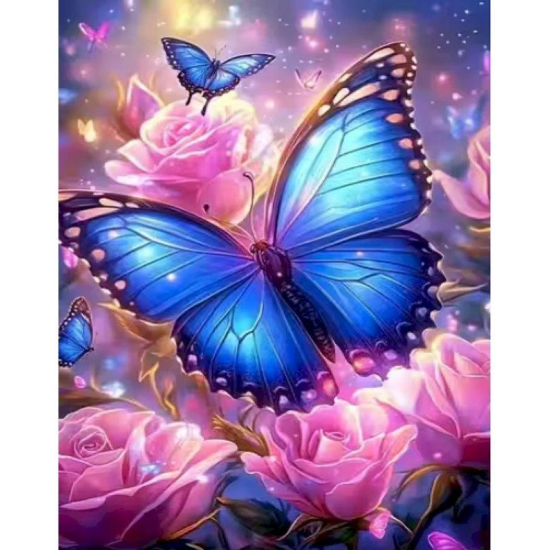 GATYZTORY Rose Painting By Numbers Wall Art Drawing Kit Animal Modern Living Room Decoration Painting With Numbers