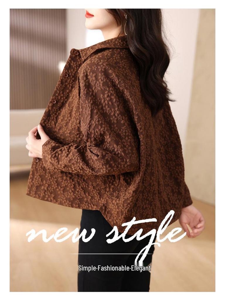 Women's Petite Casual Short Jacket - 2024 Spring/Autumn Fashion for Middle-Aged