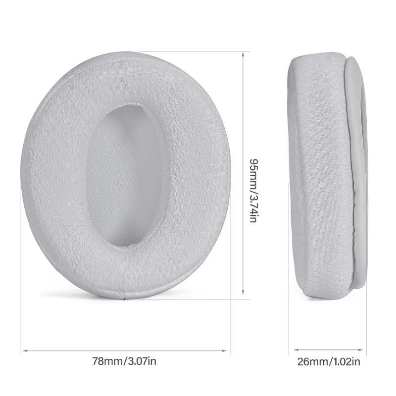 Náhradní náušníky pro HD4.50BT 4.40BT, Měkké prodyšné polštářky pro sluchátka Zvyšují odolnost Snadná instalace