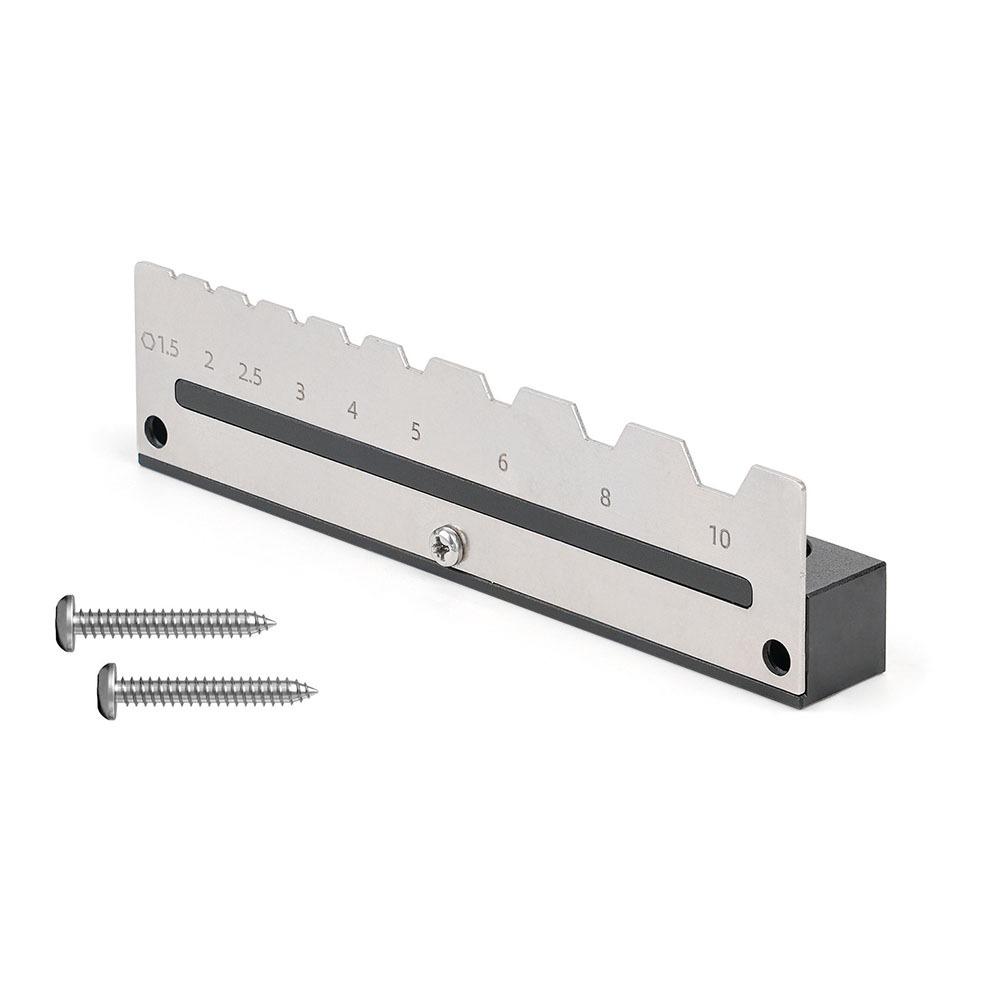 

Durable Hex Key Organizer Holder Wall-mounted Hex Key Rack Tool Accessories A