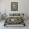 "Peacock Art Decor Set" Soft Skin-Friendly Bedding Set Includes 1 Duvet Cover And 2 Pillowcase Gift