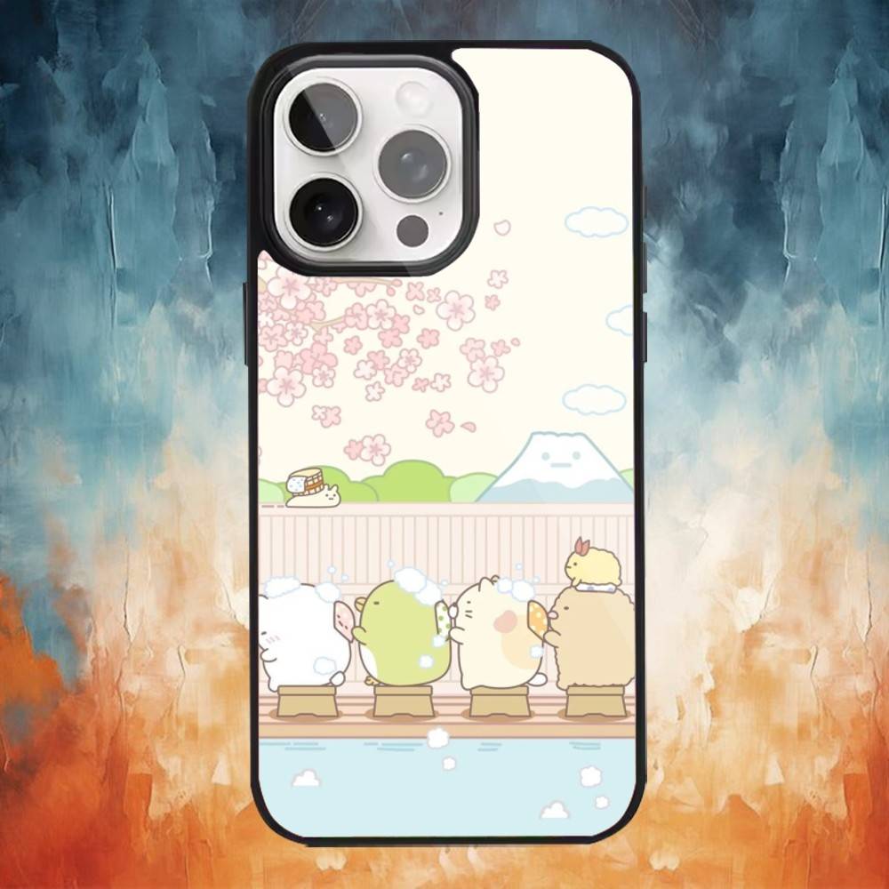 

S-Sumikko Anime G-Gurashi Phone Case For iPhone17,16,15,14,13,12,11 Plus,Pro Max Magnetic Magsafe Wireless Charging iPhone11