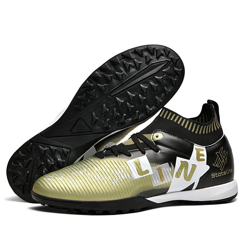 

High-Top Football Shoes Spiked Broken Nails Competition Training Shoes Male And Female Adult Student Sneakers 45
