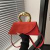 New simple high-end texture niche design handbag versatile shoulder messenger bag small square bag