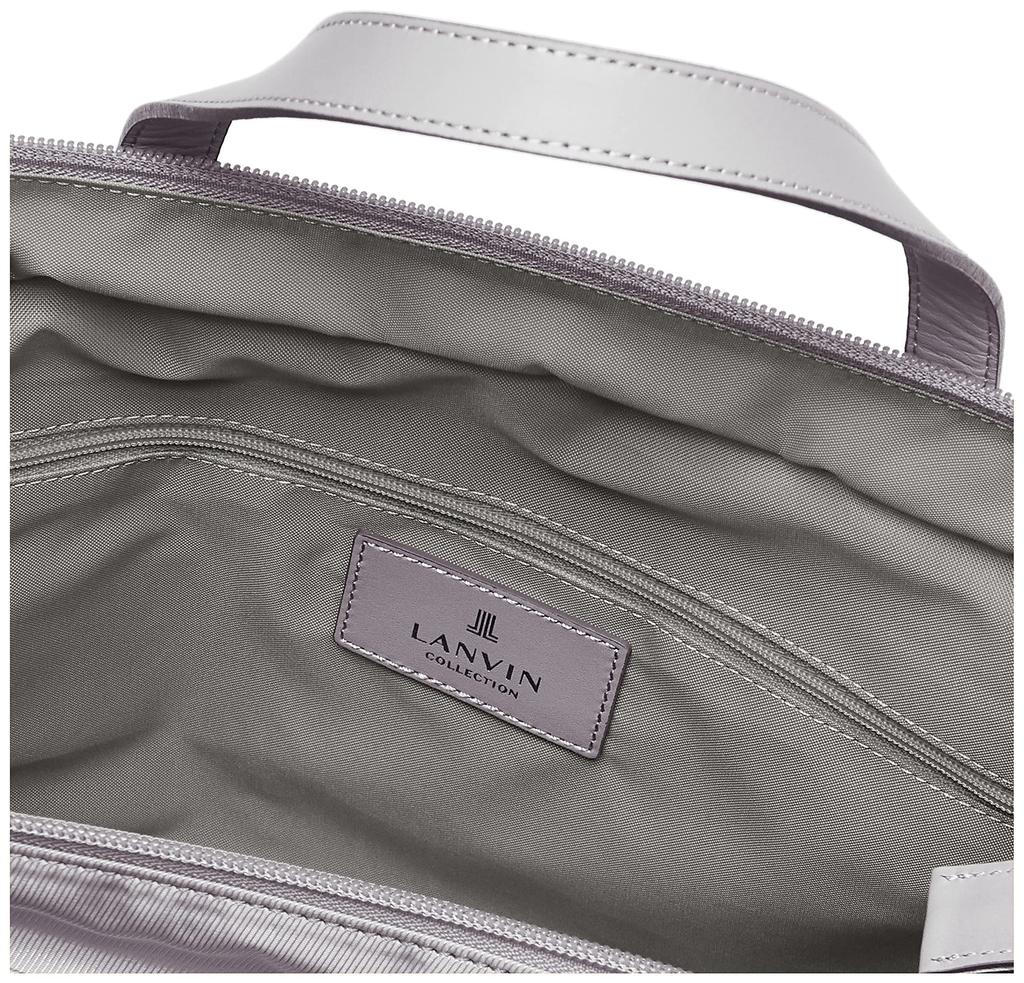Lanvin Collection 2-Way Handbag Pochette 61-6003 Women's Light Gray