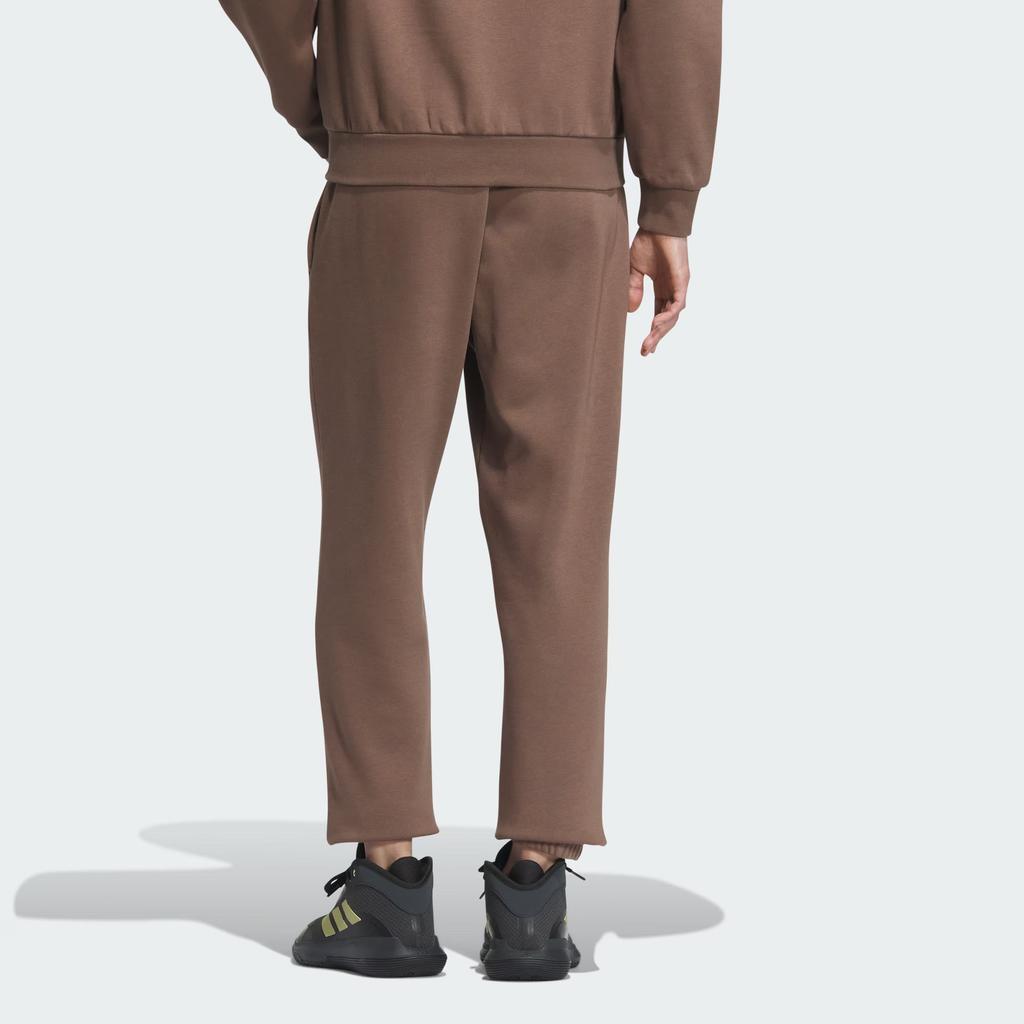 Adidas Basketball Legends Pants Men Bottoms Rock-Deep-Earth-Brown IX4909