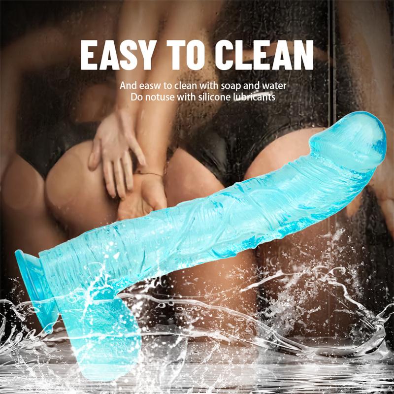 Oversized with Suction Cup Simulation Dildo Female Masturbation Device Adult Sex Toys