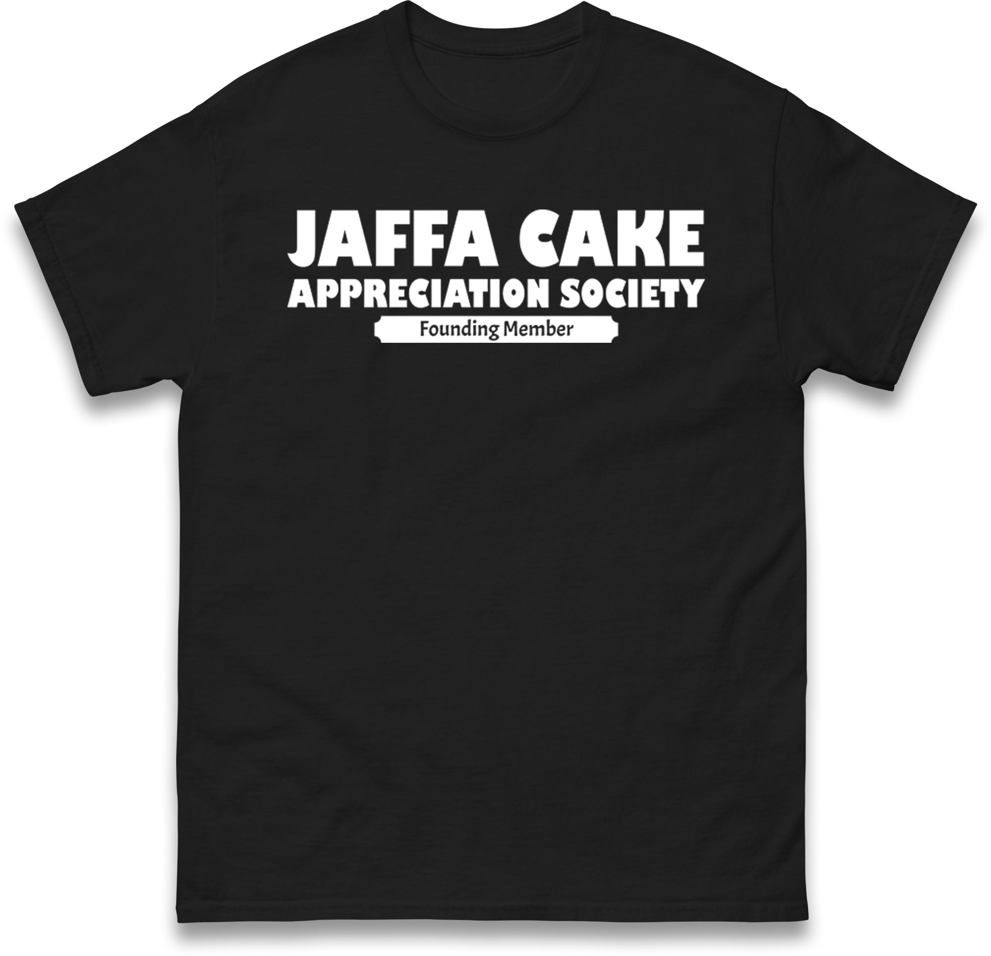 Jaffa Cakes Appreciation Society Founding Member kids T Shirt 150