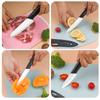 Ceramic Knife3 "4" 5 "Kitchen Knife Women's Food Knife Fruit Knife Cutting And Peeling Fruit Non-slip Knife With Sleeve Knife