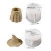 Witch Hat Shape Silicone Molds for Unique Candle Holder and Trinkets Box Creation Soft Moulds Easy Demolding Moulds