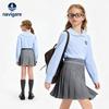 Navigare Girl's Long Sleeve Collared Shirt