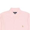 Polo Ralph Lauren Solid Color Logo Embroidered Square Collar Single-Breasted Short Sleeve Shirt Men Shirts Pink 710794942-003