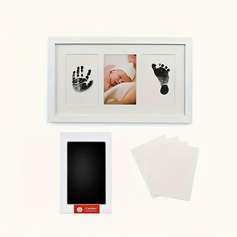 Safe Non Toxic Baby Handprint Footprint Ink Pad, Dog Or Cat Pet Owner Keepsake, DIY Inkless Nose and Pawprint Impression Making Kit
