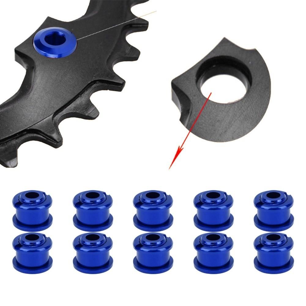 10Pcs Single Speed Chainring Bolts M8 Bicycle Chainring Bolts Chain Ring Bolts  Bike Components