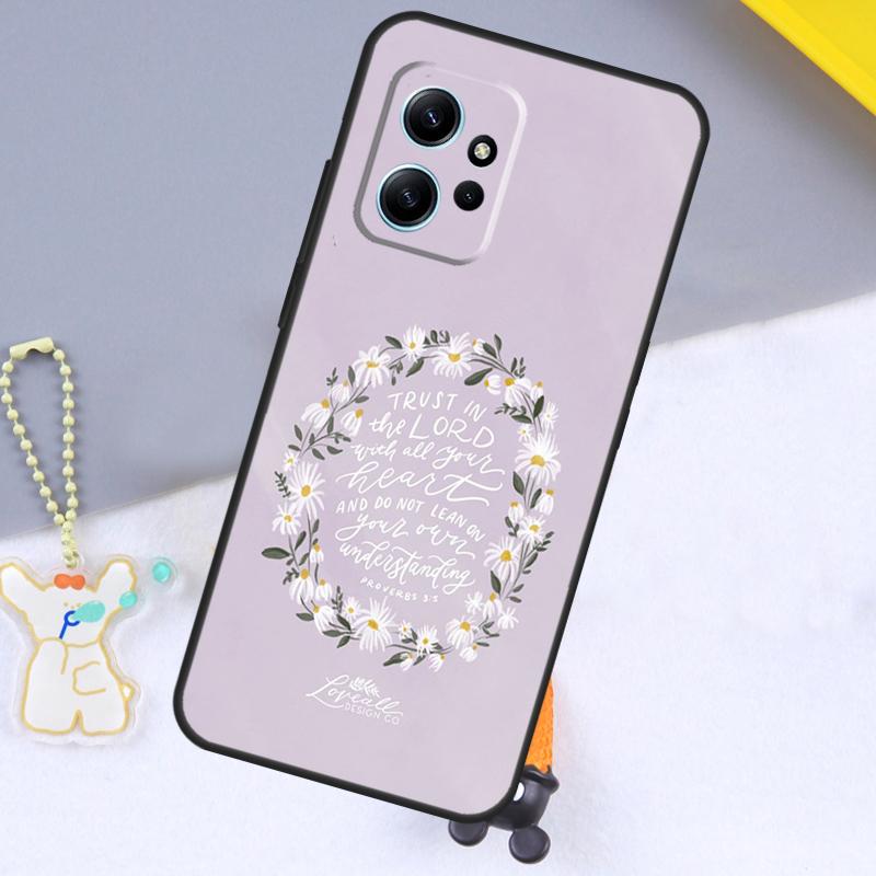 Christian Scripture Case For Xiaomi Redmi Note 11 9 10 12 13 14 15 Pro Plus Cover For Redmi 14C 10C 13C 12C 15C