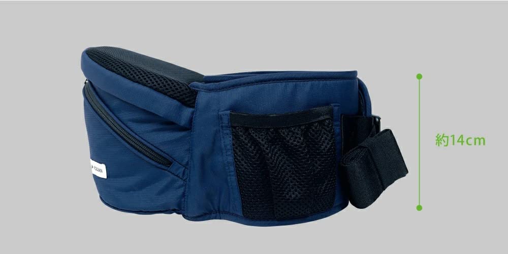 POLBAN BASIC Hip seat baby carrier ripstop black