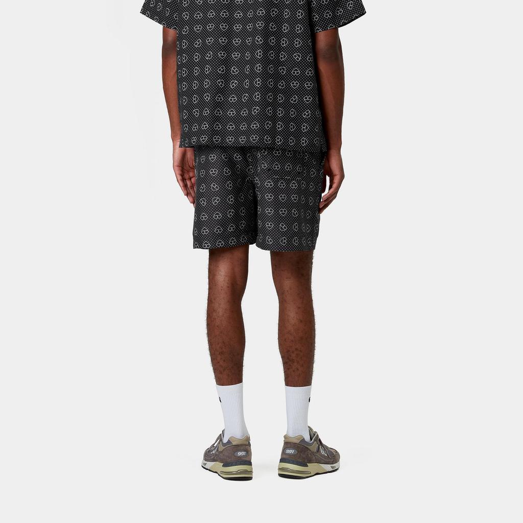 Carhartt WIP SS25 Slater Swim Trunks Comfortable Simple Patterned Swim Shorts Men Swim Trunks Black I035063-2SQ-XX