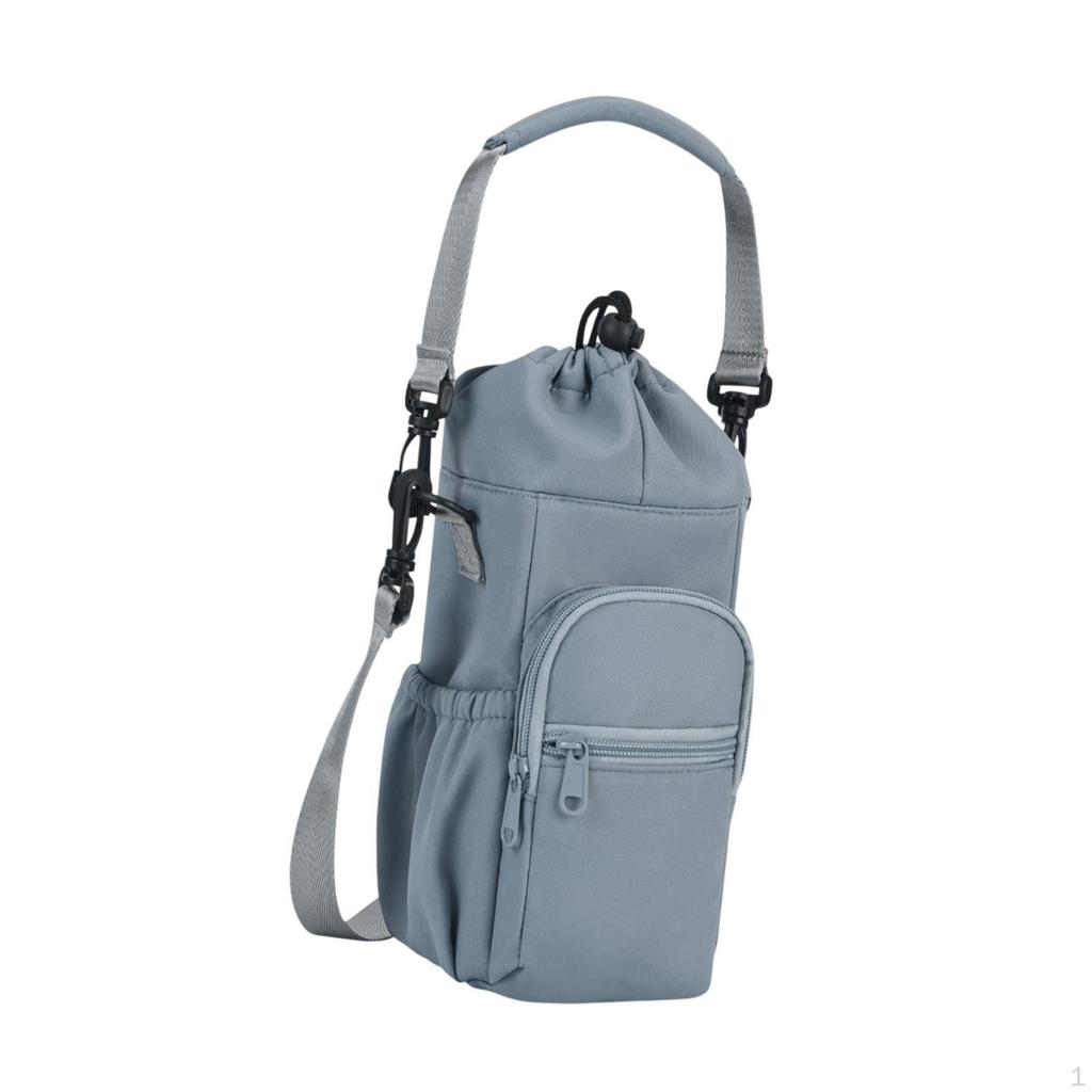 Bottle of Water Adjustment Strain for Men Women with A Bag Pocket Zipper